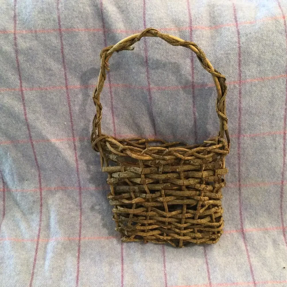 Handmade Rustic Willow Hanging Basket Farmhouse French Country Primitive 16